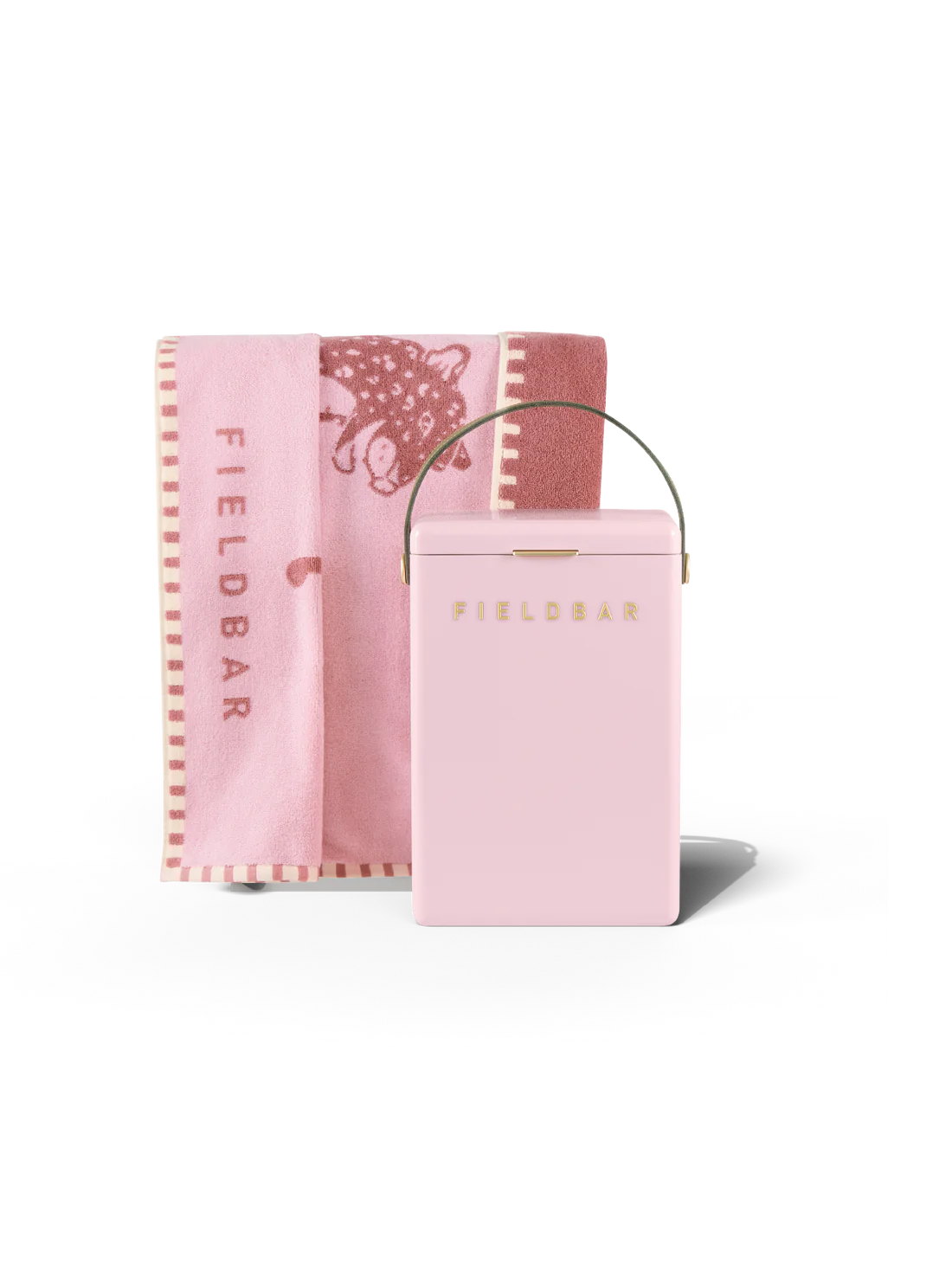 DRINKS BOX & TOWEL / NELLIE PINK