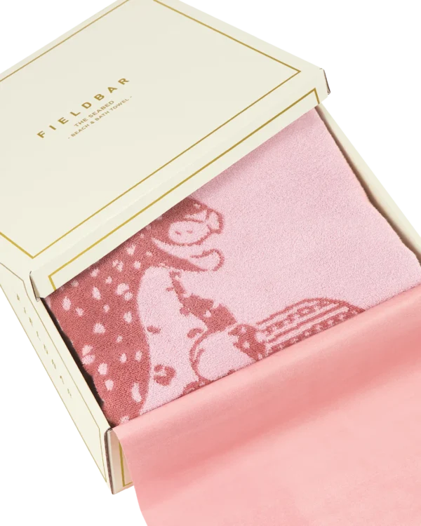 TowelNP04-Personalisation1600x2000WEB.webp The Seabed Beach & Bath Towel / Nellie Pink